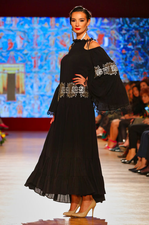 Rochie vascoza cu broderie freeshipping - Liza Panait Online Boutique